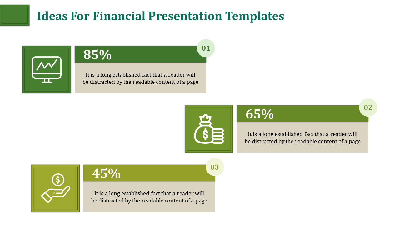 Financial Presentation Template Design